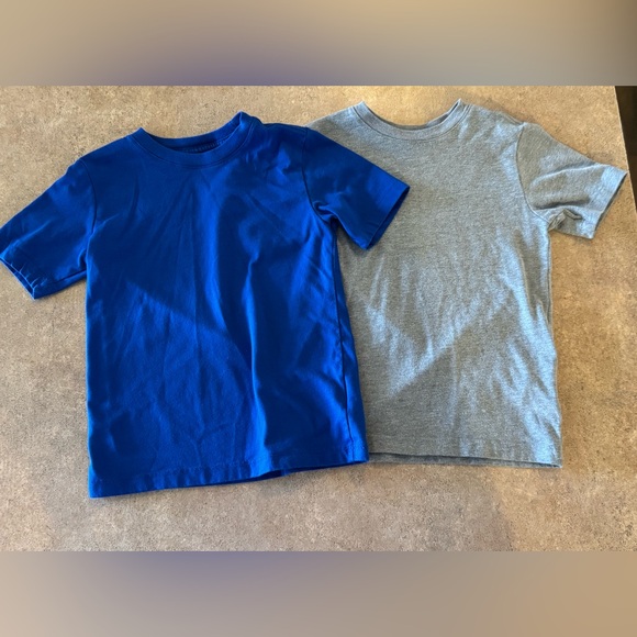 2 PACK! Kids Blue and Gray T-Shirt Set - Picture 1 of 5